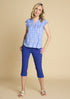 Emreco Bengaline Stretch Crop Trousers